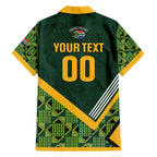 Custom Rugby South Africa Family Matching Tank Maxi Dress and Hawaiian Shirt Baby Boks Go Champions