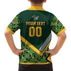 Custom Rugby South Africa Hawaiian Shirt Baby Boks Go Champions