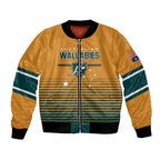 Custom Rugby Australia Bomber Jacket Junior Wallabies Go Champions