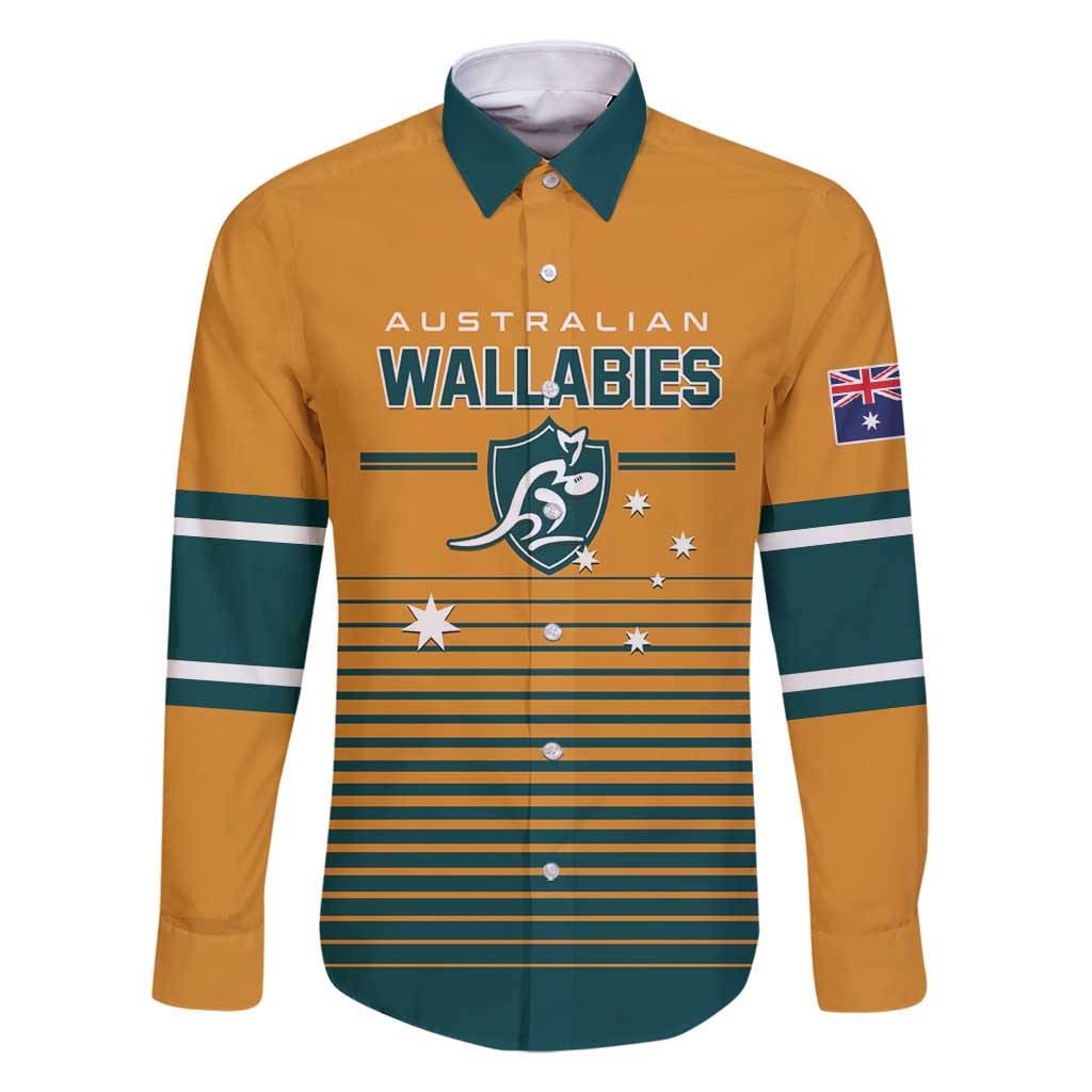 Custom Rugby Australia Family Matching Summer Maxi Dress and Hawaiian Shirt Junior Wallabies Go Champions