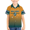 Custom Rugby Australia Kid Hawaiian Shirt Junior Wallabies Go Champions