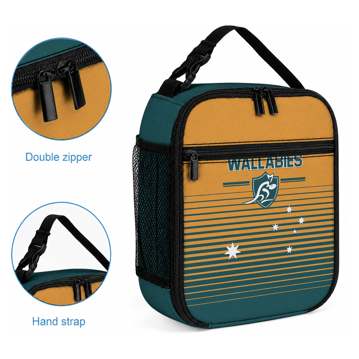 Rugby Australia Lunch Bag Junior Wallabies Go Champions