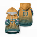 Custom Rugby Australia Pet Hoodie Junior Wallabies Go Champions