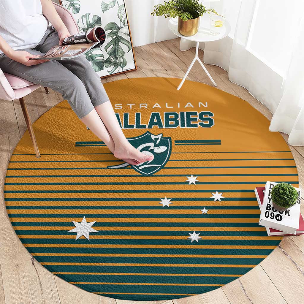 Rugby Australia Round Carpet Junior Wallabies Go Champions