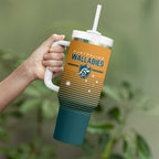 Custom Rugby Australia Tumbler With Handle Junior Wallabies Go Champions