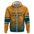 Custom Rugby Australia Zip Hoodie Junior Wallabies Go Champions
