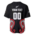 Custom Rugby New Zealand Baseball Jersey Baby Black Go Champions