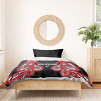 Rugby New Zealand Bedding Set Baby Black Go Champions