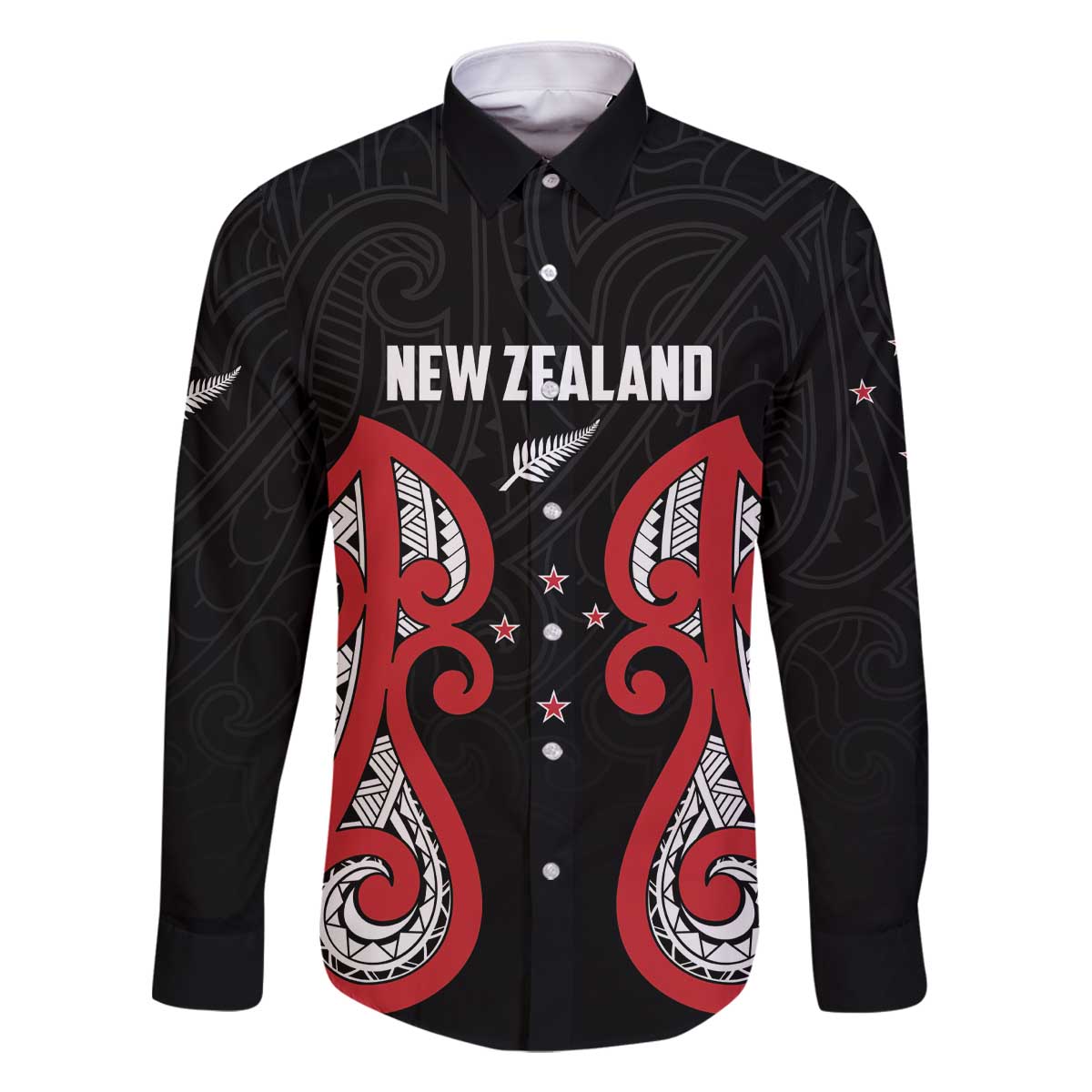 Custom Rugby New Zealand Family Matching Off The Shoulder Long Sleeve Dress and Hawaiian Shirt Baby Black Go Champions
