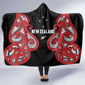 Rugby New Zealand Hooded Blanket Baby Black Go Champions