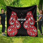 Rugby New Zealand Quilt Baby Black Go Champions