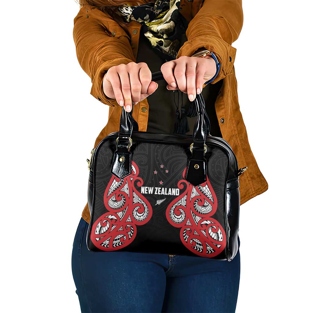 Rugby New Zealand Shoulder Handbag Baby Black Go Champions