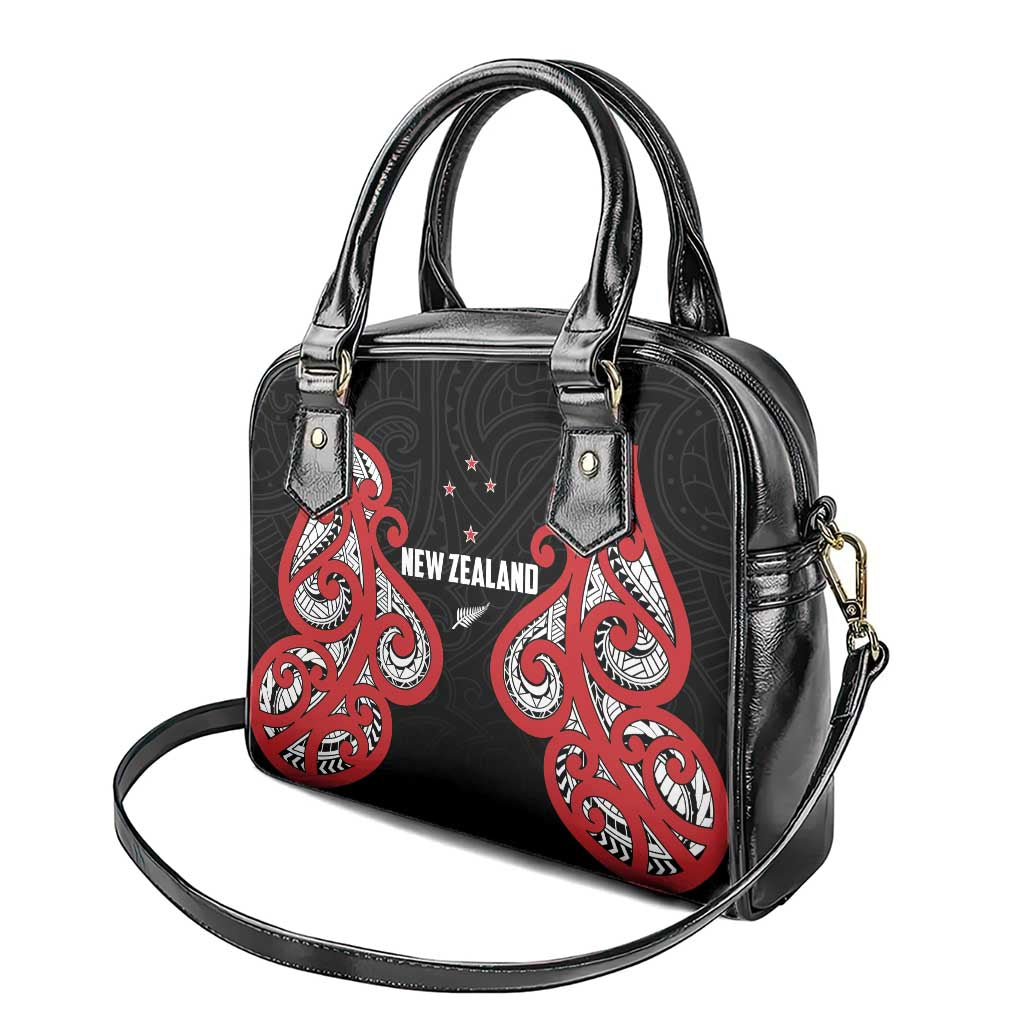Rugby New Zealand Shoulder Handbag Baby Black Go Champions