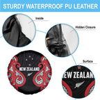 Rugby New Zealand Spare Tire Cover Baby Black Go Champions