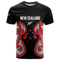 Custom Rugby New Zealand T Shirt Baby Black Go Champions