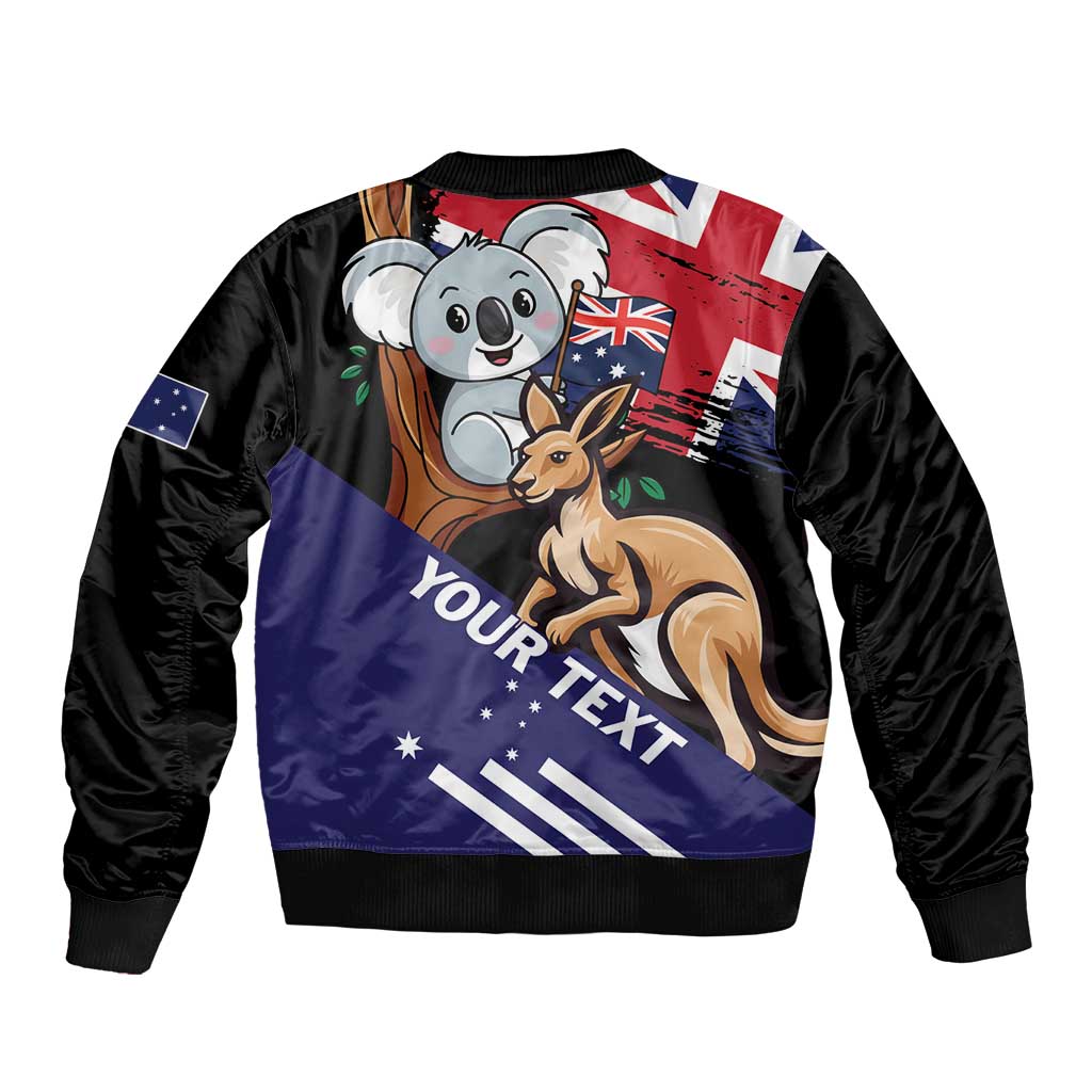 Personalised Australia Kangaroo Koala Together Bomber Jacket Special Edition
