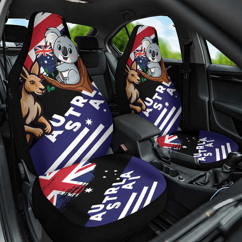 Australia Kangaroo Koala Together Car Seat Cover Special Edition
