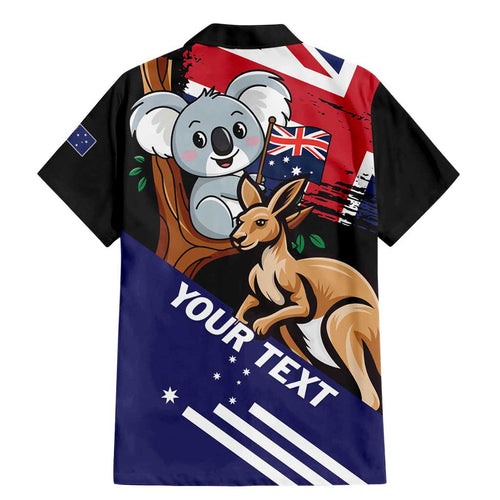 Personalised Australia Kangaroo Koala Together Family Matching Mermaid Dress and Hawaiian Shirt Special Edition