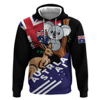 Personalised Australia Kangaroo Koala Together Hoodie Special Edition
