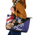 Australia Kangaroo Koala Together Leather Tote Bag Special Edition