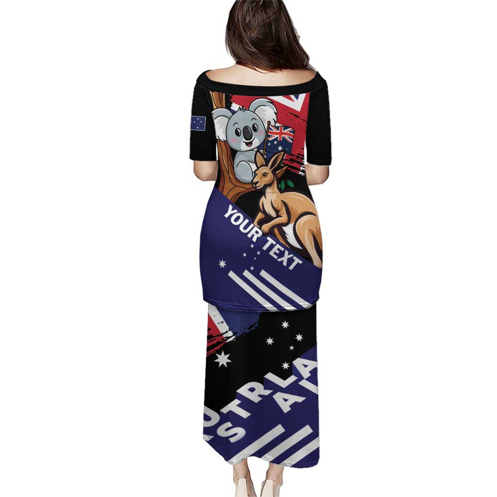 Personalised Australia Kangaroo Koala Together Puletasi Special Edition