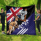Australia Kangaroo Koala Together Quilt Special Edition