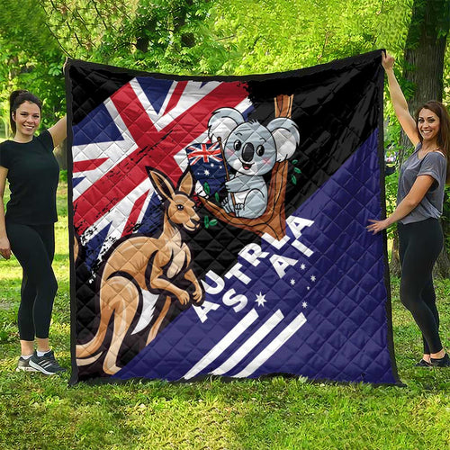 Australia Kangaroo Koala Together Quilt Special Edition