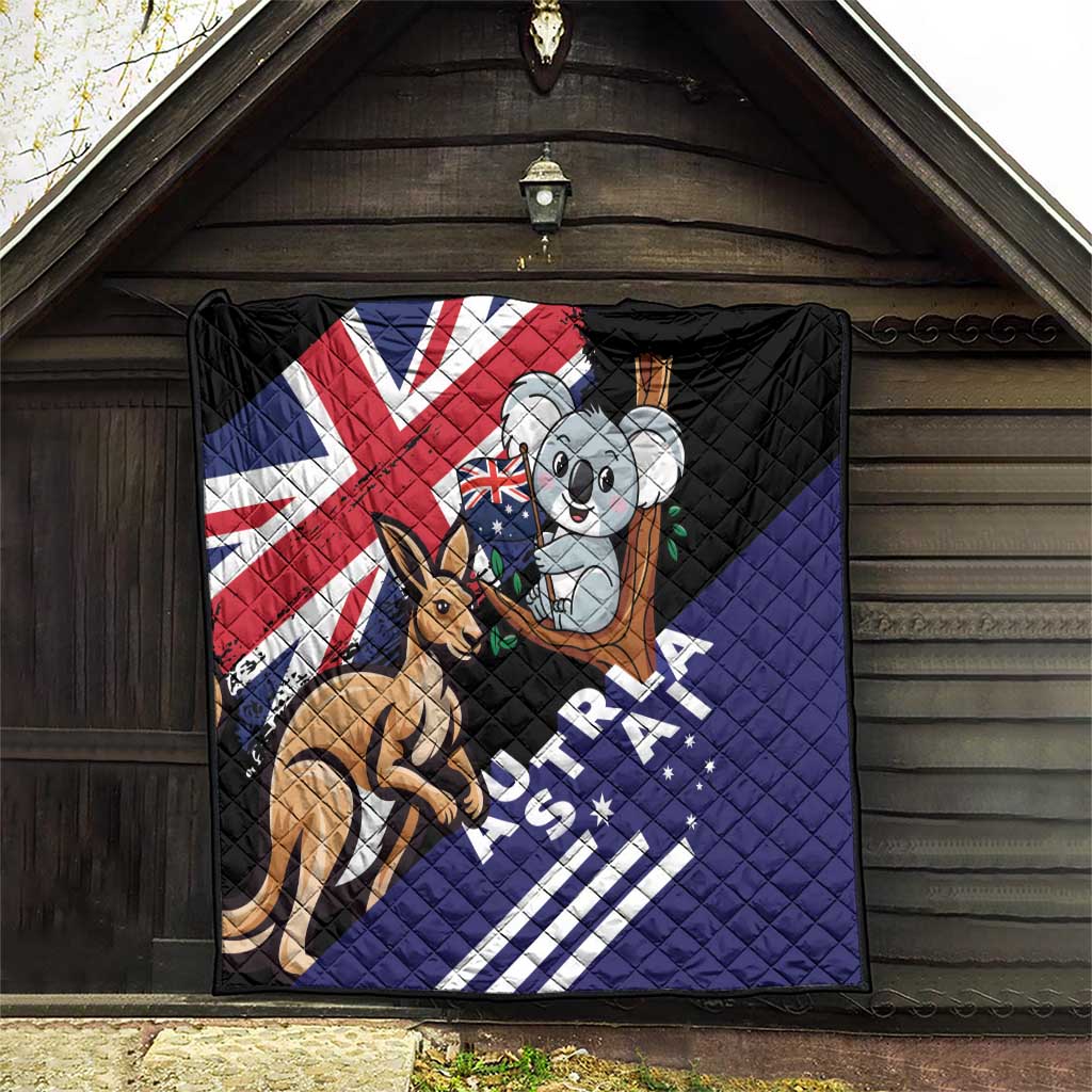 Australia Kangaroo Koala Together Quilt Special Edition