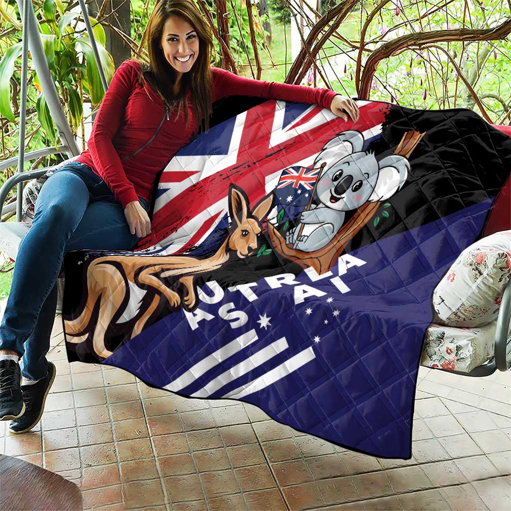 Australia Kangaroo Koala Together Quilt Special Edition