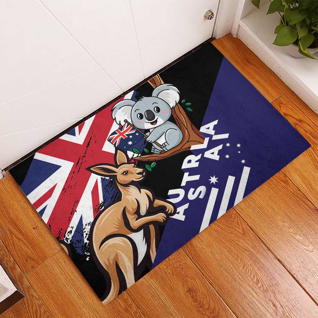 Australia Kangaroo Koala Together Rubber Doormat Special Edition