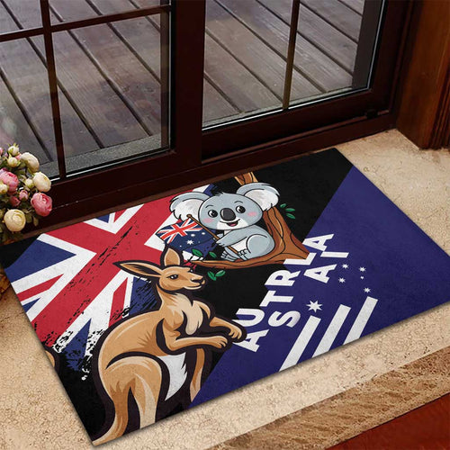 Australia Kangaroo Koala Together Rubber Doormat Special Edition