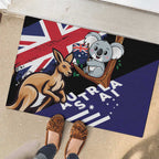 Australia Kangaroo Koala Together Rubber Doormat Special Edition