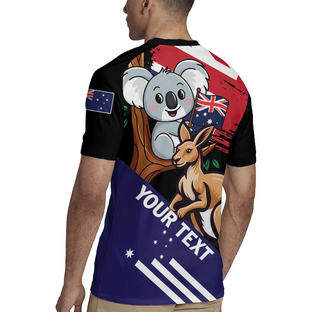 Personalised Australia Kangaroo Koala Together Rugby Jersey Special Edition