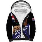 Personalised Australia Kangaroo Koala Together Sherpa Hoodie Special Edition