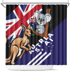 Australia Kangaroo Koala Together Shower Curtain Special Edition