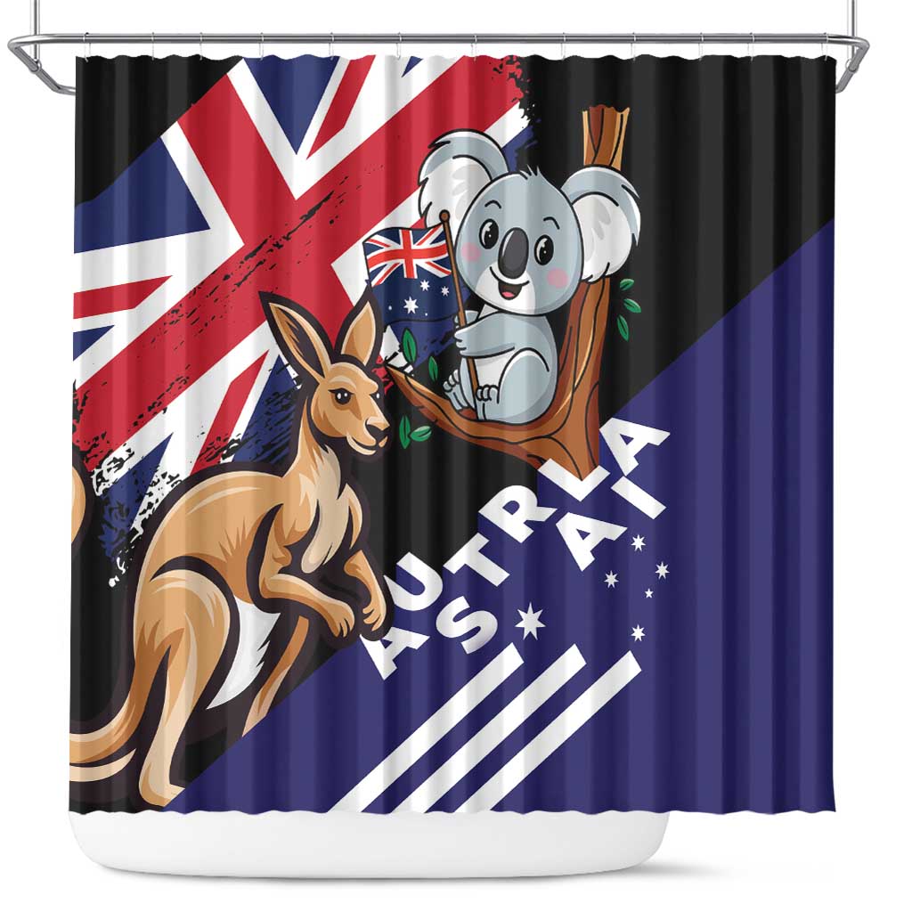 Australia Kangaroo Koala Together Shower Curtain Special Edition