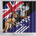 Australia Kangaroo Koala Together Shower Curtain Special Edition
