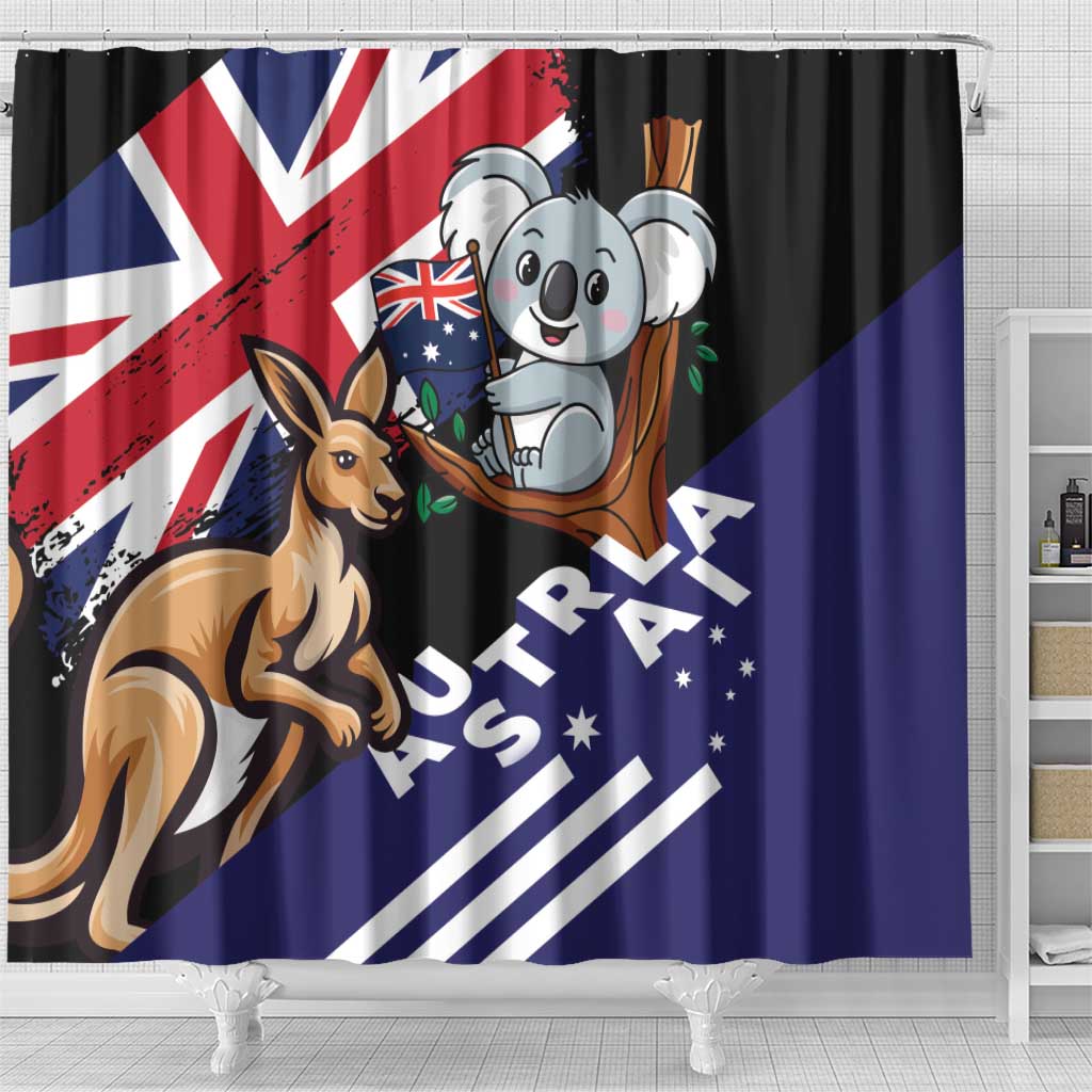 Australia Kangaroo Koala Together Shower Curtain Special Edition