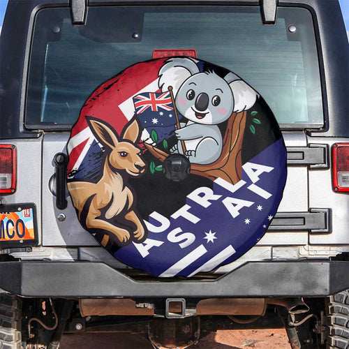 Australia Kangaroo Koala Together Spare Tire Cover Special Edition