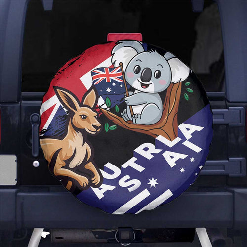 Australia Kangaroo Koala Together Spare Tire Cover Special Edition