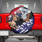 Australia Kangaroo Koala Together Spare Tire Cover Special Edition