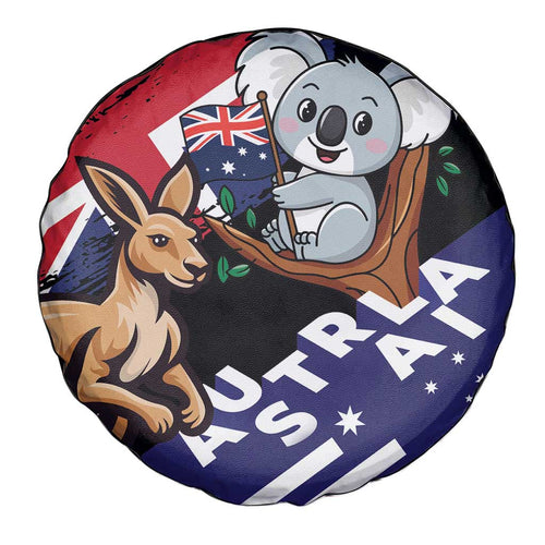Australia Kangaroo Koala Together Spare Tire Cover Special Edition