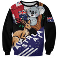 Personalised Australia Kangaroo Koala Together Sweatshirt Special Edition