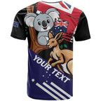 Personalised Australia Kangaroo Koala Together T Shirt Special Edition
