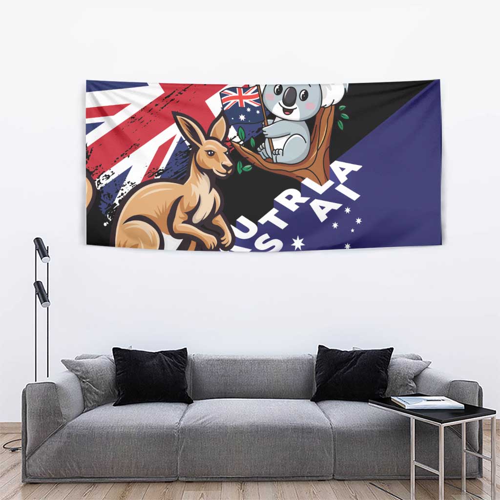 Australia Kangaroo Koala Together Tapestry Special Edition