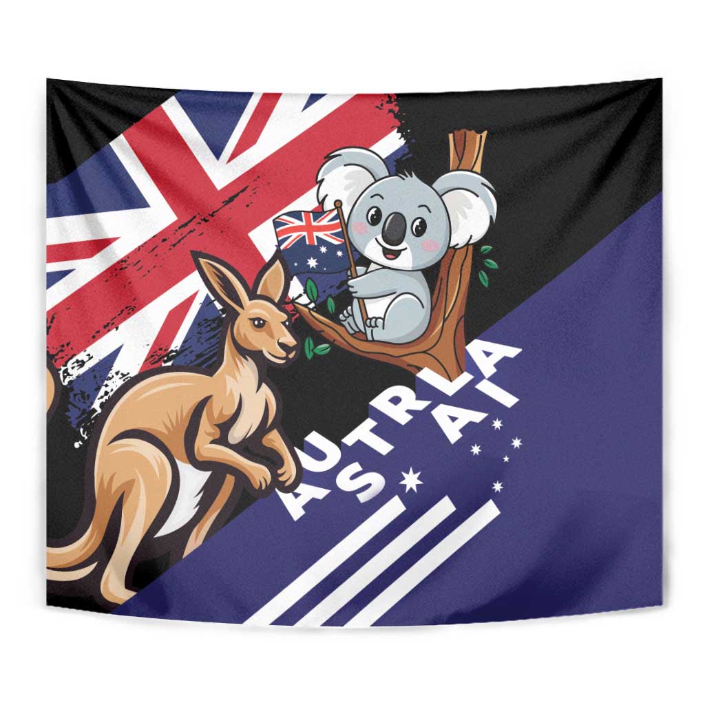 Australia Kangaroo Koala Together Tapestry Special Edition