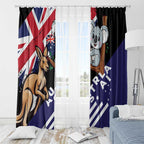 Australia Kangaroo Koala Together Window Curtain Special Edition