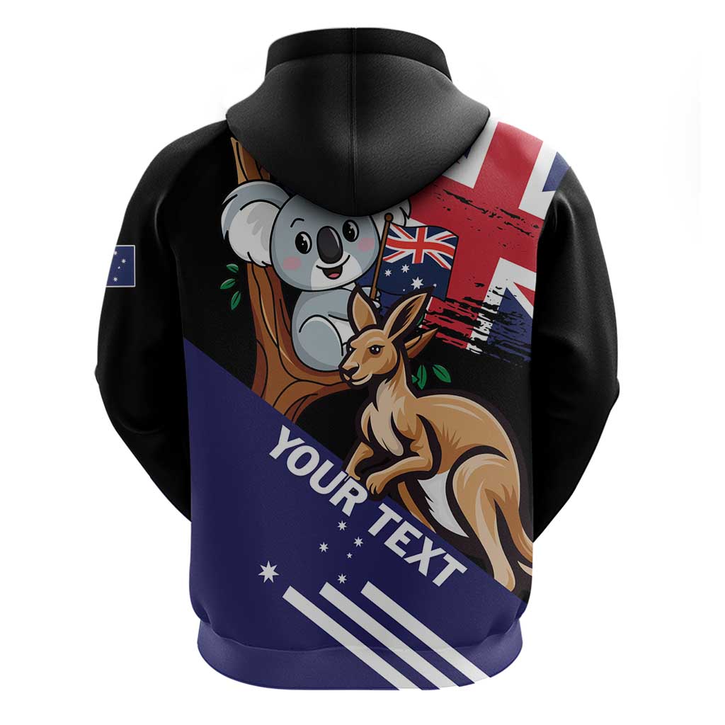 Personalised Australia Kangaroo Koala Together Zip Hoodie Special Edition