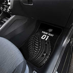New Zealand Cricket Car Mats Maori Kiwi Black Fern