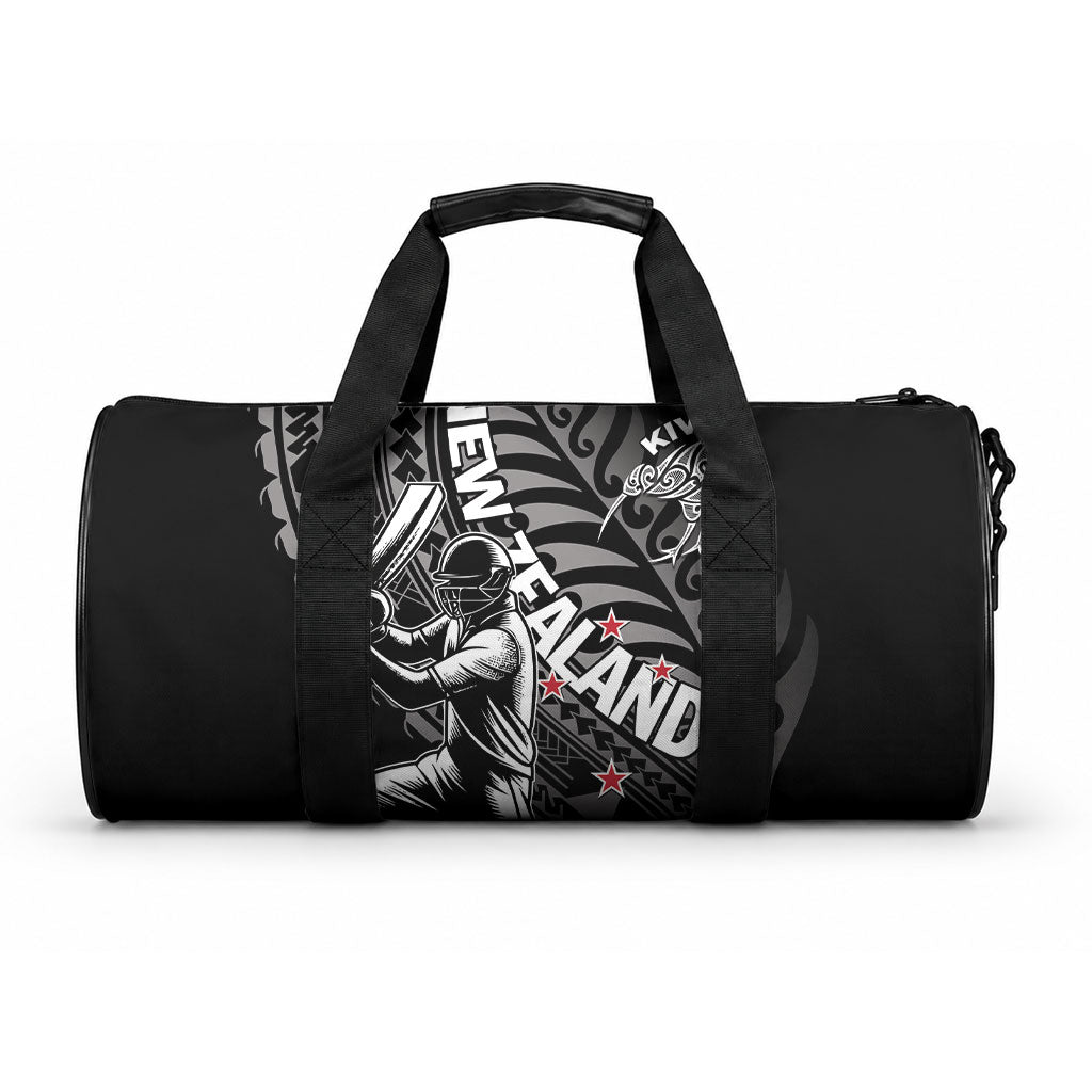 New Zealand Cricket Duffle Bag Maori Kiwi Black Fern